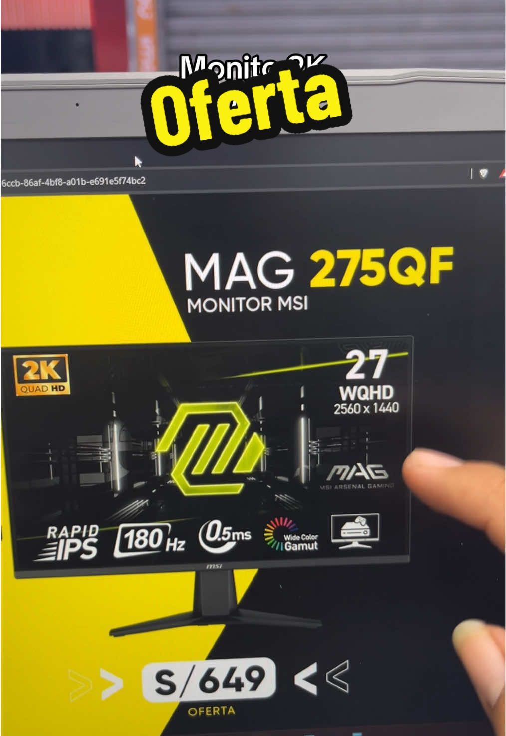 Monitor 2K barata #homyroom #pcgamer #pcgaming #gamer #gaming  