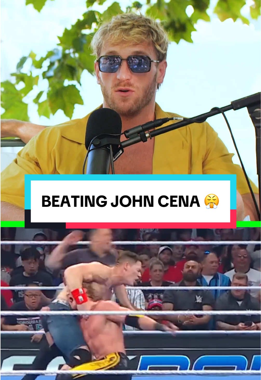 LOGAN PAUL’S PLAN TO BEAT JOHN CENA AND BECOME WWE GOAT 😤🐐 #loganpaul #johncena #WWE #wrestling #impaulsive @Logan Paul @heybigmike @WWE 