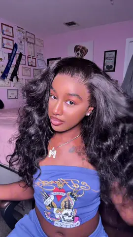 Style the best 360 wig out with meee 🎀💕@KissLove Hair @KissLove Hair Shop   #backtoschoolhairstyle#kisslovehair #bodywave#360wig #naturalhair    