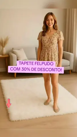Tapete Felpudo de 2,00 X 1,35. #Tapete #sala #tapetefelpudo #decoracao #tiktokshop 