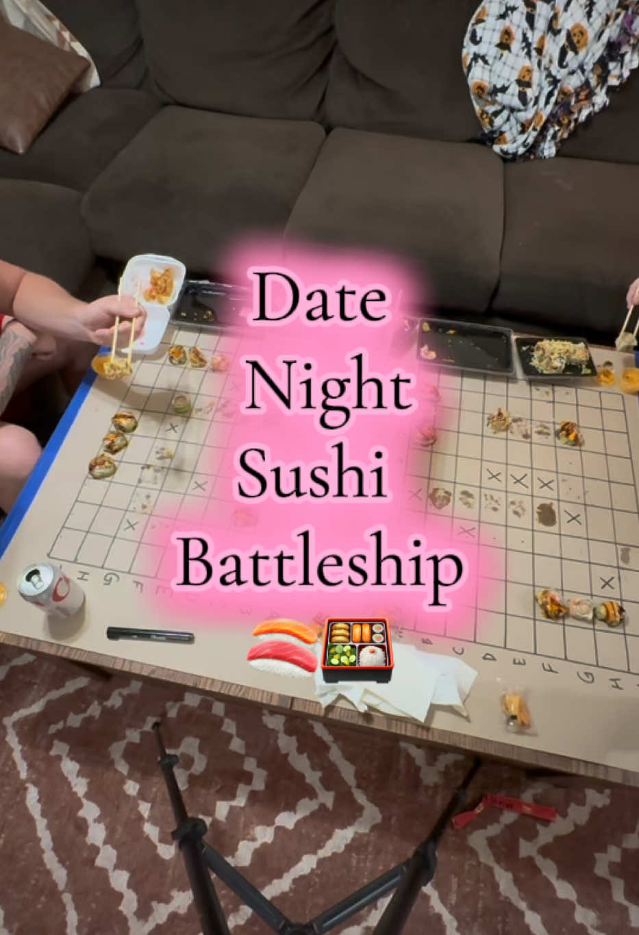 Sushi Battleship 🍣🍱 #datenight #datenightideas #sushibattleship #datenightinspo #datenightin #sushi #battleship 
