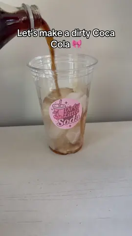 Cola + vanilla + cream = your new obsession ☁️🥤🎀#dirtysoda #ottawa #fyp #cocacola #dirtylittlesoda 