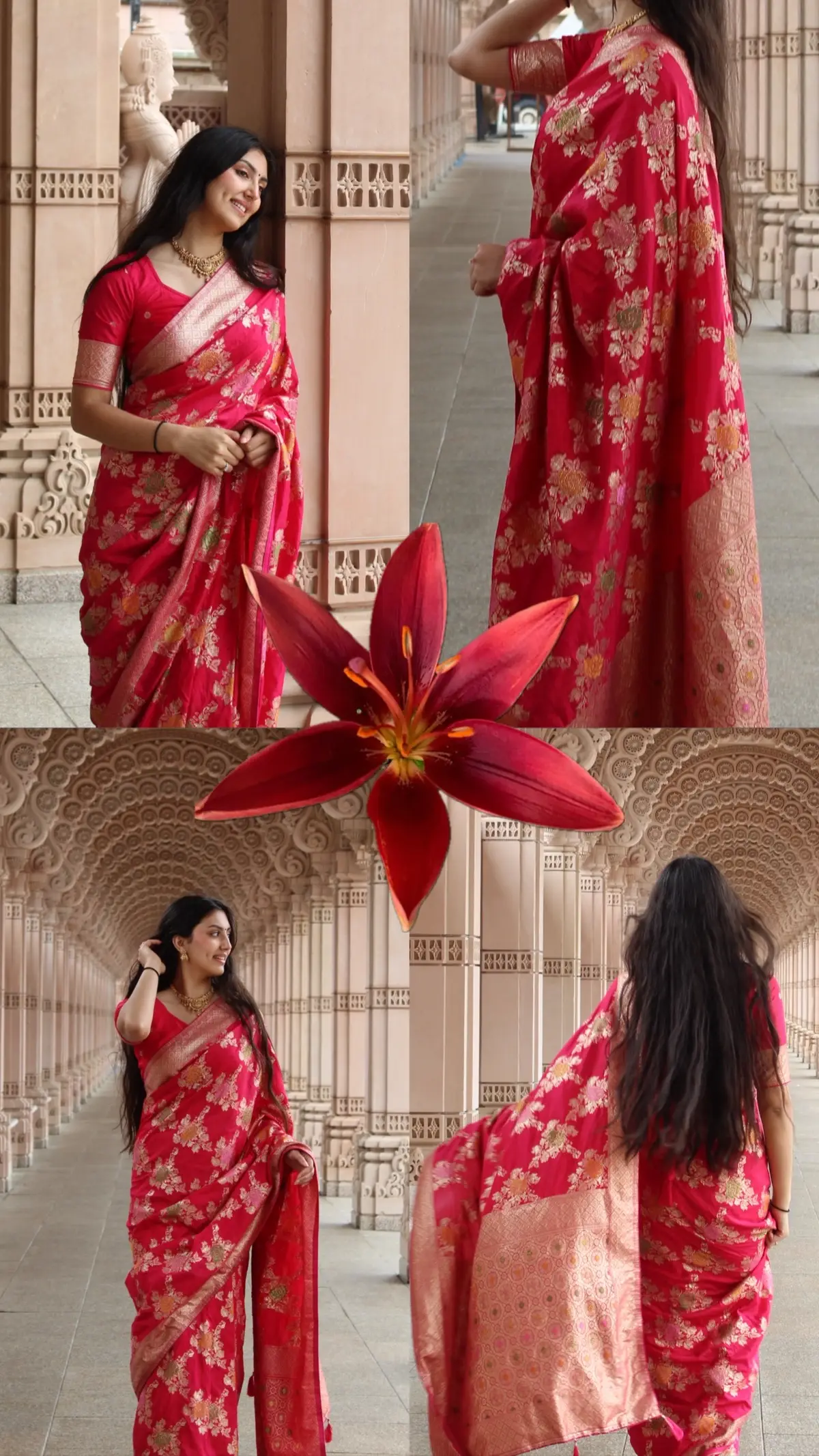 This trend is so adorableee!! I love seeing all the pretty girlies wearing their pretty outfits 💗🌸 #nepali #traditional #flowertrend #outfits #saree 