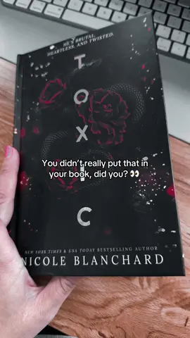 And I’d do it again 💅  📖 Toxic by Nicole Blanchard  #darkromance #darkromancereads #darkromancebooks #darkromanceauthor 