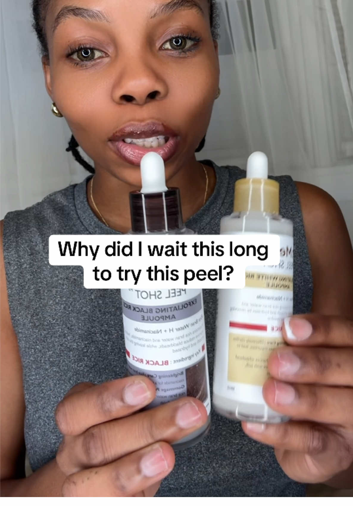 It’s finally back in stock 😭 I paid $37 instead of $78… and it’s actually insane. #TikTokShopFinds #peelshot #skincaretok #drmelaxinpeelshot #tiktokshopcreatorspicks 