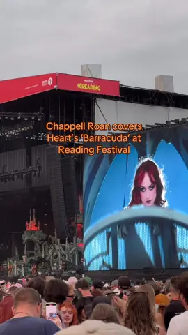 @chappell roan headlines Reading Festival’s Friday night (more ‘soon’). Here’s her cover of Heart’s ‘Barracuda’  #chappellroan #readingfestival 