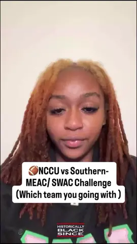 🏈NCCU vs Southern - Which team are you rocking with in the MEAC/SWAC challenge tomorrow ? Whose actually pulling up to watch the game live in Atlanta?  . . . . . #hbcu #historicallyblacksince #meacswacchallenge #atlanta #blackexcellence
