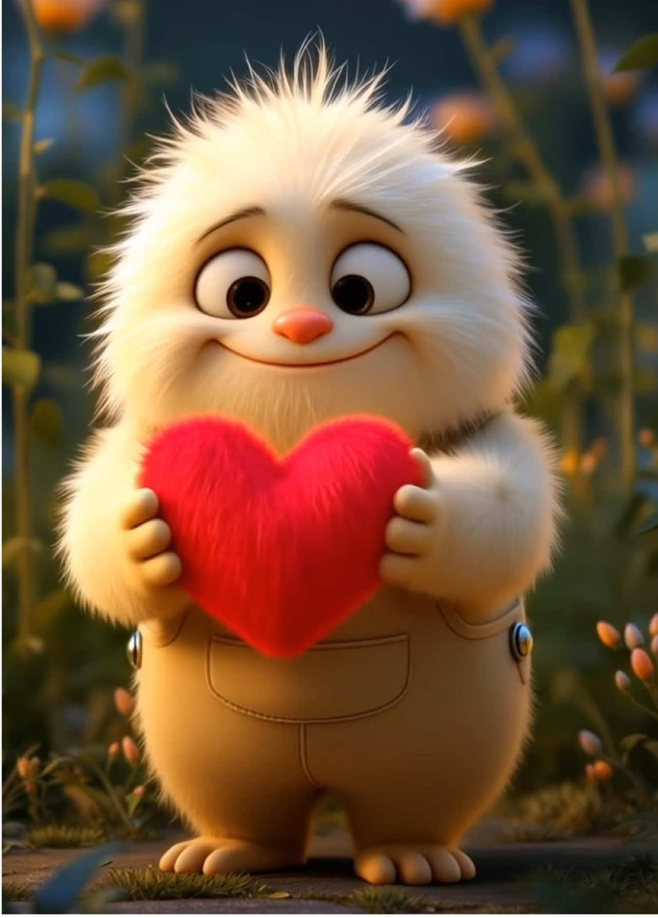 ✨Guess what’s hiding in my pocket? 💖 A giant heart for YOU! Love is the best treasure we can share. 💫 #Ministudio #foryoupage #fyp #pixar 