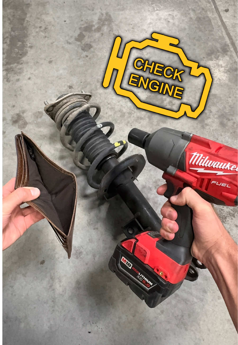 Sounds like a job for the 1/2 inch cordless and my forehead #carsoftiktok #modifiedcars #boostedcars #subie #mechanic 