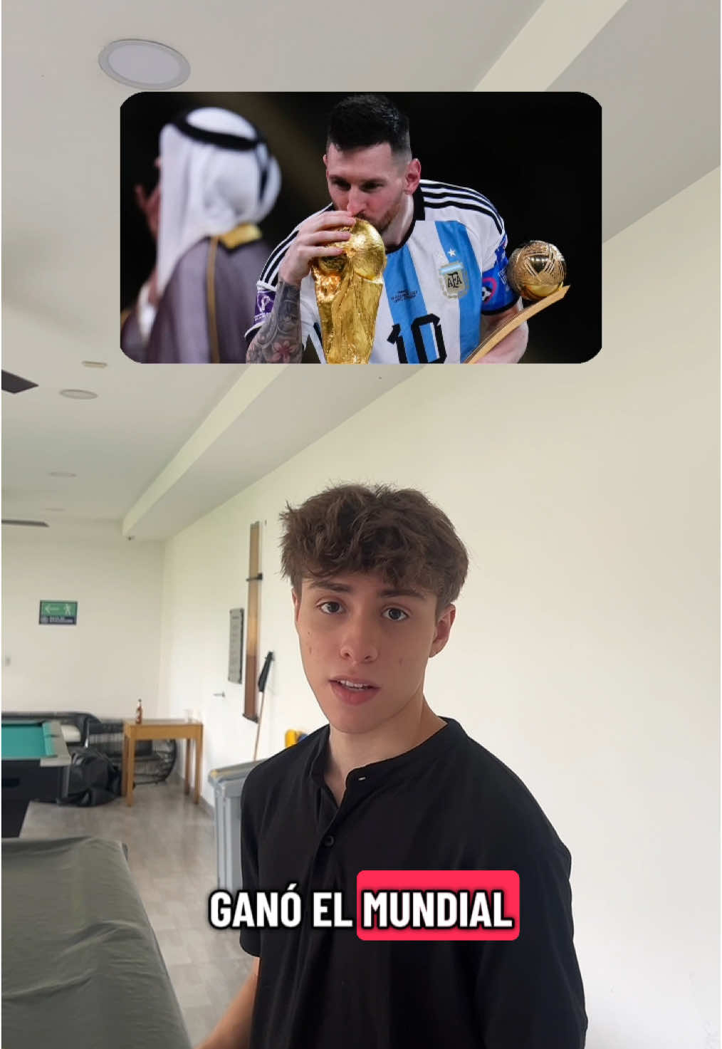 Messi solo tiene el Mundial no? #elzurrrdo #tiktokfootballacademy #futboltiktok #messi #humor #fyp #parati 