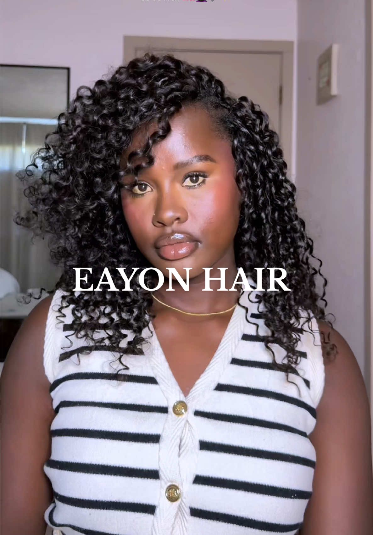 Listen when I tell you I’m obsessed with this hair.. I mean it!!!!! @Eayon Hair this is gorgeous 🤦🏾‍♀️ #eayonhair #hairreview #hairinstalltutorial #crotchethair #blackgirlmagic 
