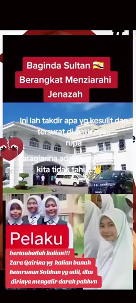 #kuwalat kalian yg membully dan membunuh Zara Qairina #dalam dirinya mengalir darah sunthan yg adil dan darah pahlawan #foryou #fyp😭 #viralll 