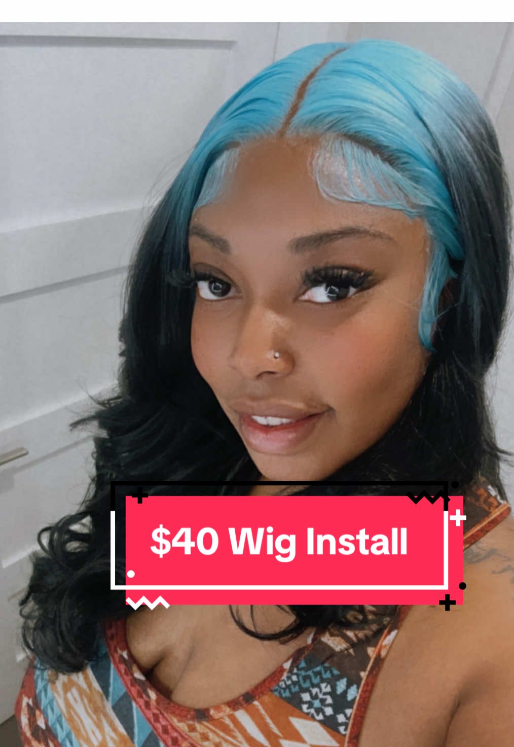 Watch me install this synthetic wig!! Like.. comment and follow for more ❤️  #foryoupage #houstontx #fypage #viral #wiginstall 