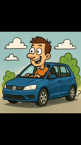 Der Typische Golf Fahrer #vwgolf #golf7 #cartoon #stereotype #trending 