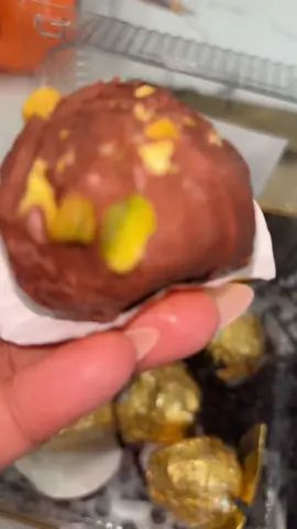 These delicious rich, brownie pistachio truffles  was packed freshly packaged beautifully taste amazing. The seller is a really beautiful person sent me a thank you note and discounts. I truly recommend this product. You must try. It truffles were so soft and gooey it’s definitely worth it  