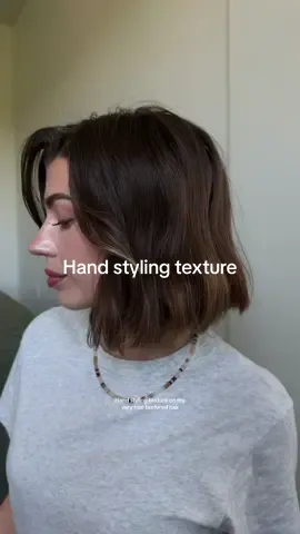Products not shown: Undressed and hair balm #bob #hairstyling #hairvideos #shorthairstyles 