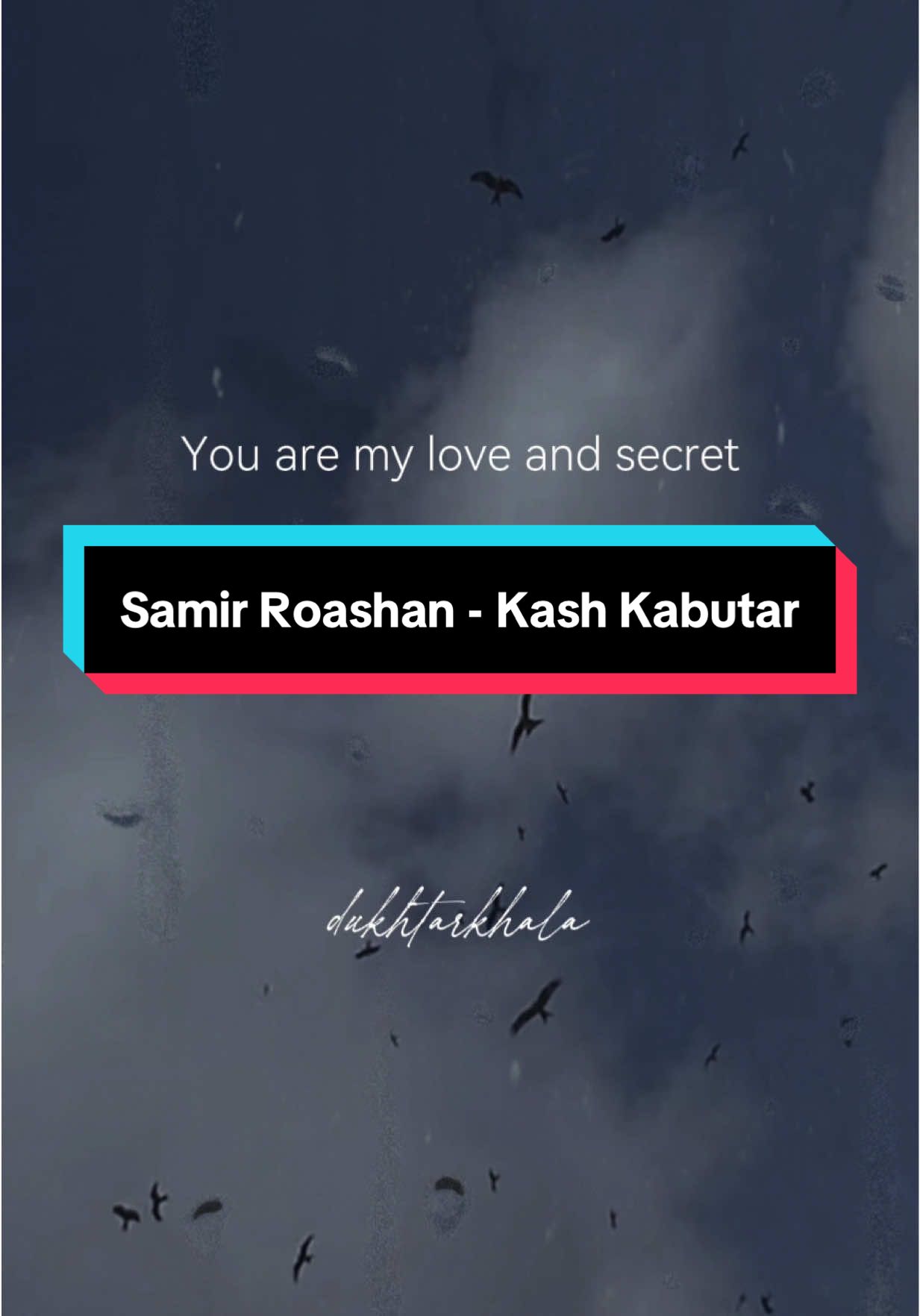 Translation of Kash Kabutar by Samir Roashan.  Sarvenaz can mean a lot of things but it’s mostly used as an endearing term. The actual translation of sarvenaz is a tall tree lol.  #afghansongs #afghanistan #samirroashan #afghanmusic #afghan 