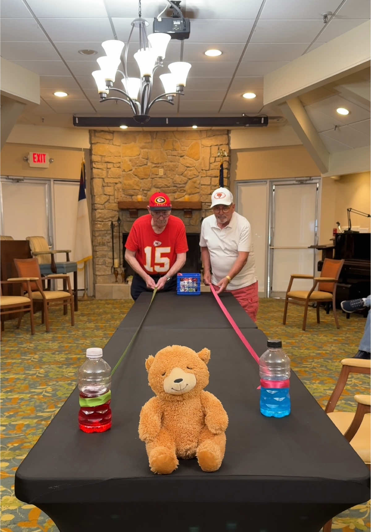 Wait till the end for the INSTANT REPLAY...and as it's still under review, please place your votes below. We beg of you. #instantreplay #underreview #games #funny #seniors    