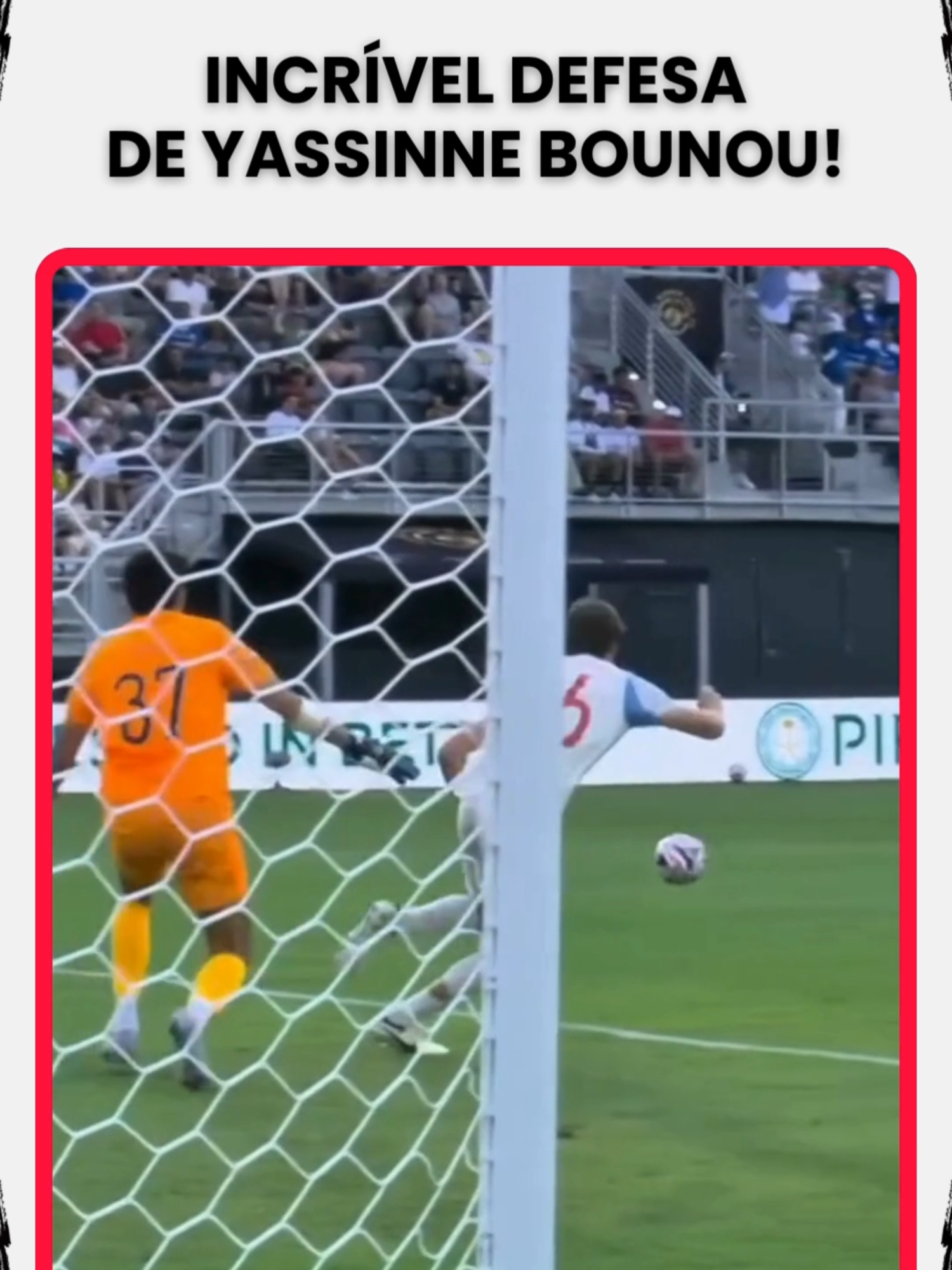 INCRÍVEL DEFESA DE YASSINNE BOUNOU. #futebol #Soccer #football #futbol #fussball #fußball #goleiro #goalkeeper #soccertiktok #portero #fútbol #futebolbrasileiro