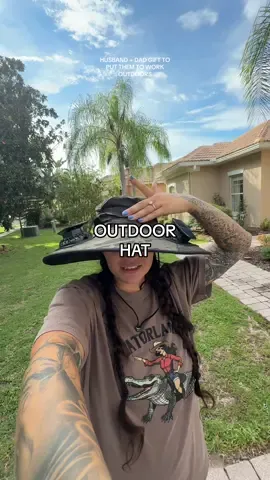 put your husband to work + THEYRE BUY ONE GET ONE FREE!! #solarhat #outdoorhat #husbandgift #dadgifts #tiktokshoplaborday 