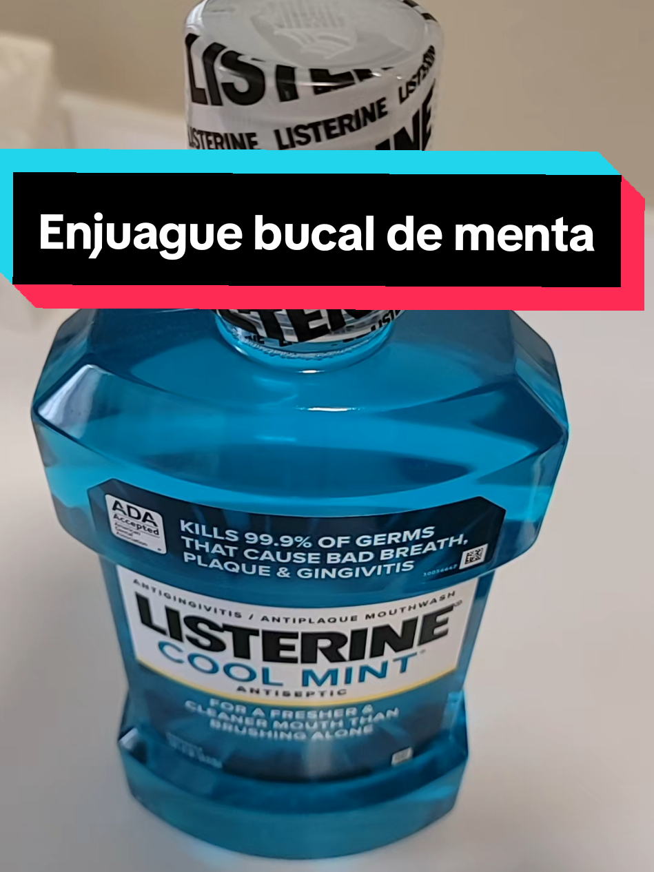 #enjuaguebucal #listerine #menta #refrescante #fyp 