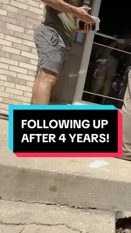 ✅ FOLLOWING UP AFTER 4 YEARS ✅ We're dedicated to seeing people get the help they need, no matter how long it's been. #salesman #fyp #doortodoor #doortodoorsalesman #roofinglife 