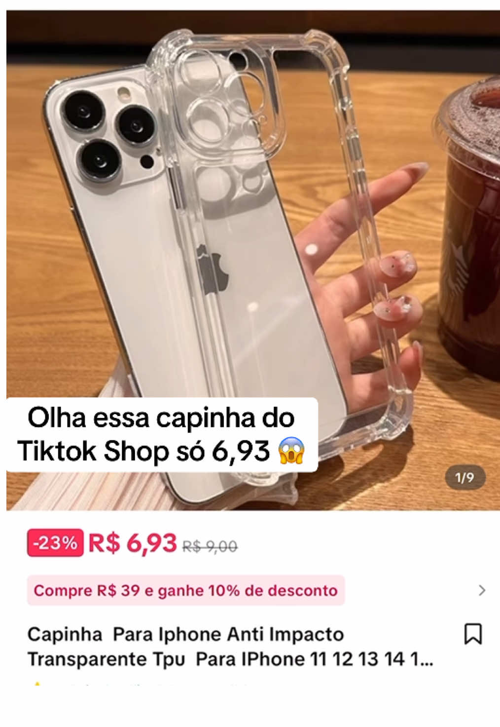 #TikTokShop #capinha #iphone #celular #barato 
