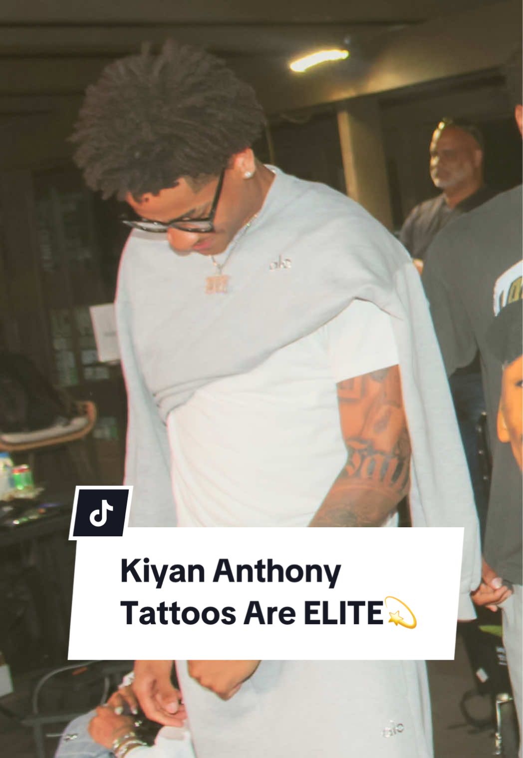 💫 Kiyan Anthony has one of the best tattoo collection in the basketball world and he’s not even in college yet! #kiyananthony #kiyan #lala #carmelo #inkednba @K I Y🥱 