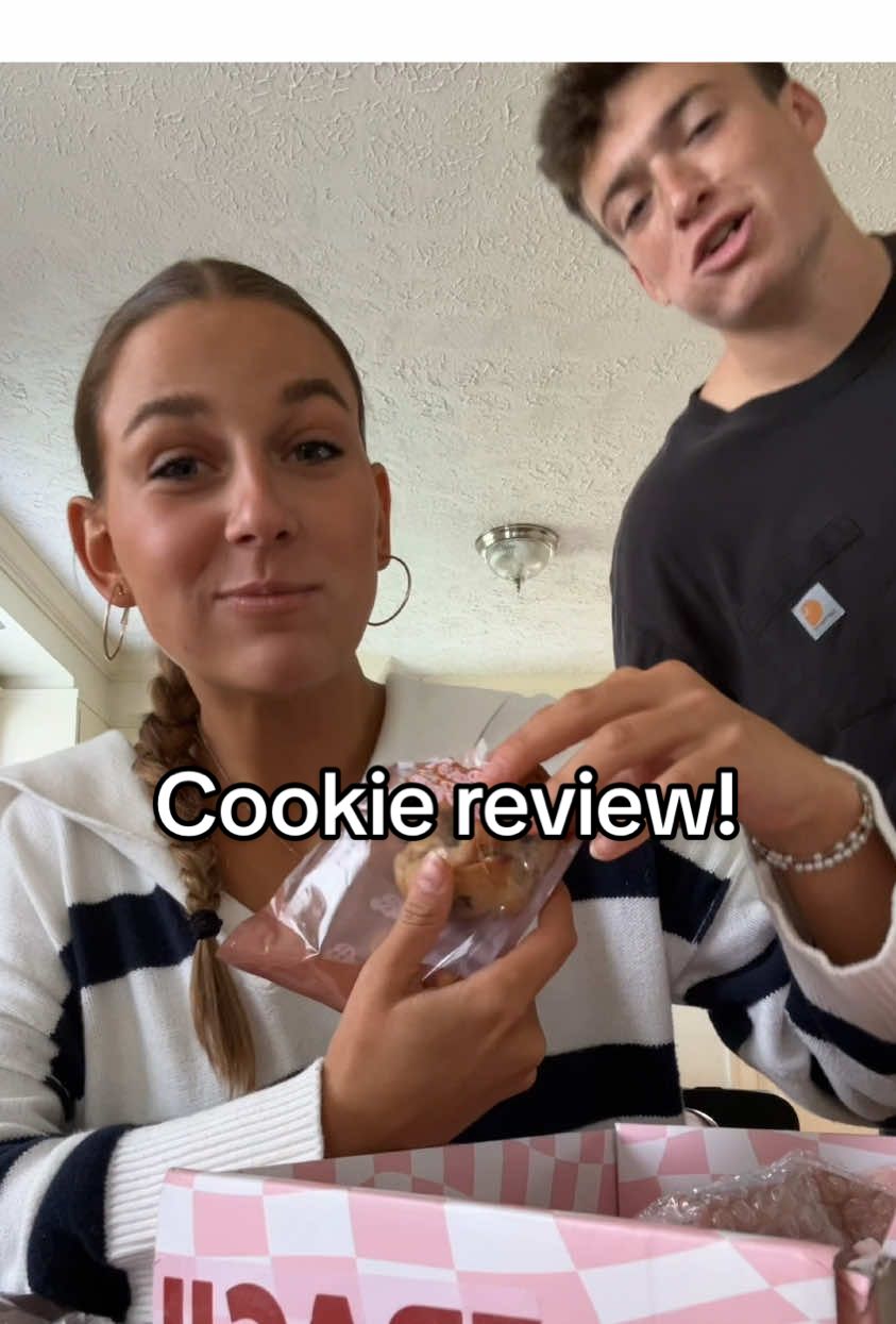 @Bake It By Angie cookie review!!🍪… #cookies #food #mukbang #couple 