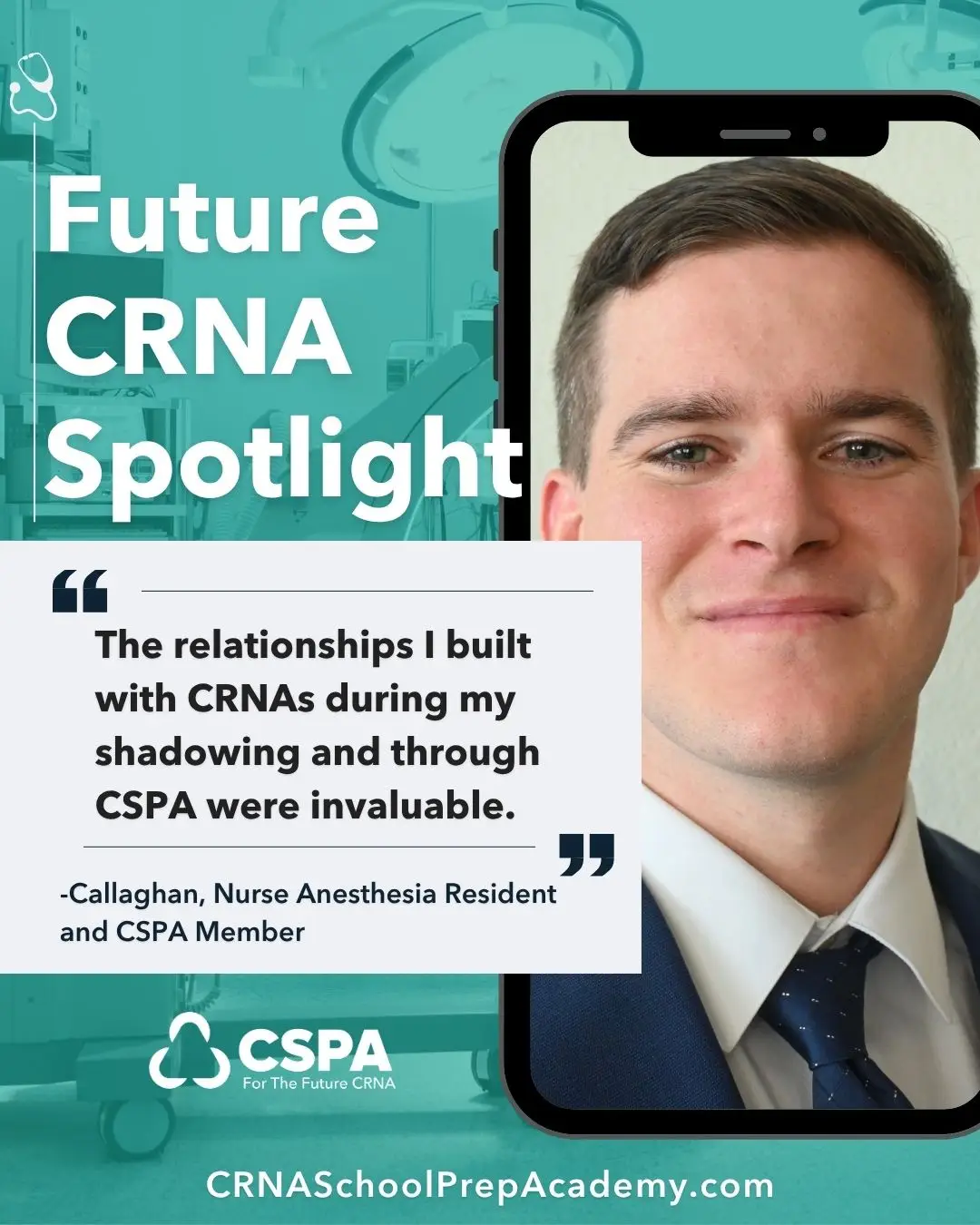 Low GPA doesn’t mean low chance! Callaghan didn’t have a 4.0. But what he did have was clarity, commitment, and community, and that made all the difference. 🩺 6 CRNA school apps 🚫 4 rejections ✅ 2 interviews 🏆 2 acceptances, including his #1 pick His stats? • GPA: 3.41 overall, 3.65 science • CCRN, BLS, ACLS, ENLS • 3 years NSICU + NTICU in Level 1 trauma centers • Pharmacology/patho tutor • 16 shadowing hours • CSPA member One of the biggest game changers? Getting to talk with former CRNA admissions committee members through CSPA. That gave him the insight and confidence to push forward, even when it felt like a long shot. 🧠 “It always seems impossible until it’s done.” 💬 If you’ve ever doubted your GPA or your path, comment “I’m next” below. Then save this for the day you need a reminder that you’re not out, you’re just on the way. #crnastudent #anesthesia #crnaschool #criticalnursing #registerednurse #nurseanesthesiaresident