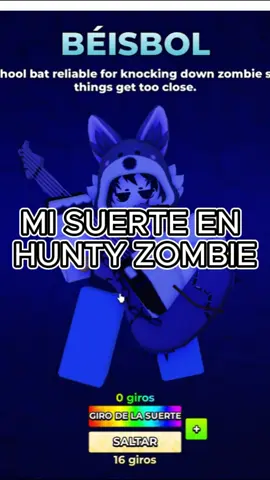 MI SUERTE EN HUNTY ZOMBIE #roblox #huntyzombies #huntyzombiegame #newgame