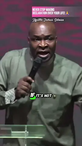 If You Refuse To Declare Over Your Life...Your Destiny Will Receive Anybody's Declaration!🥹📌-Apostle Joshua Selman Ninmak..#salvationhub #gospel #explorepage #worshipmusic #instablog9ja 