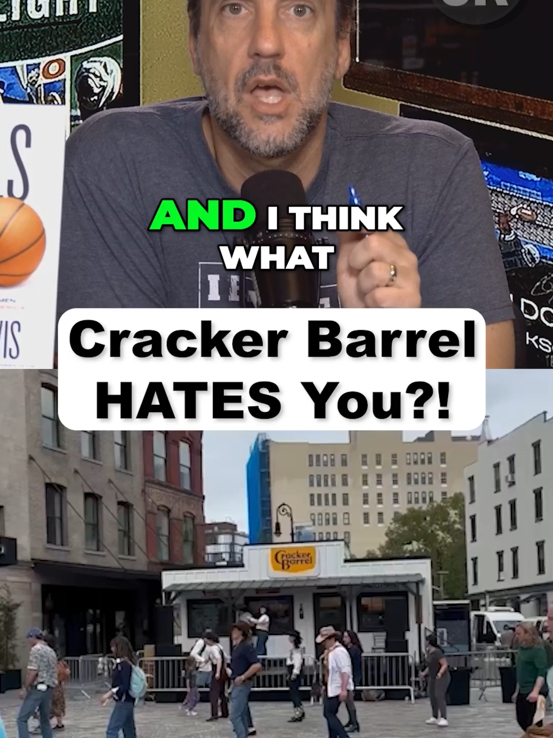 Cracker Barrel is rebranding because it simply doesn't like or respect its customers @claytravisoutkick #outkick #claytravis #outkicktheshow #crackerbarrel #brand #branding #disaster #food #prdisaster #brandinggonewrong #businessfails #viralnews #corporatebacklash #southerncooking #southernfood