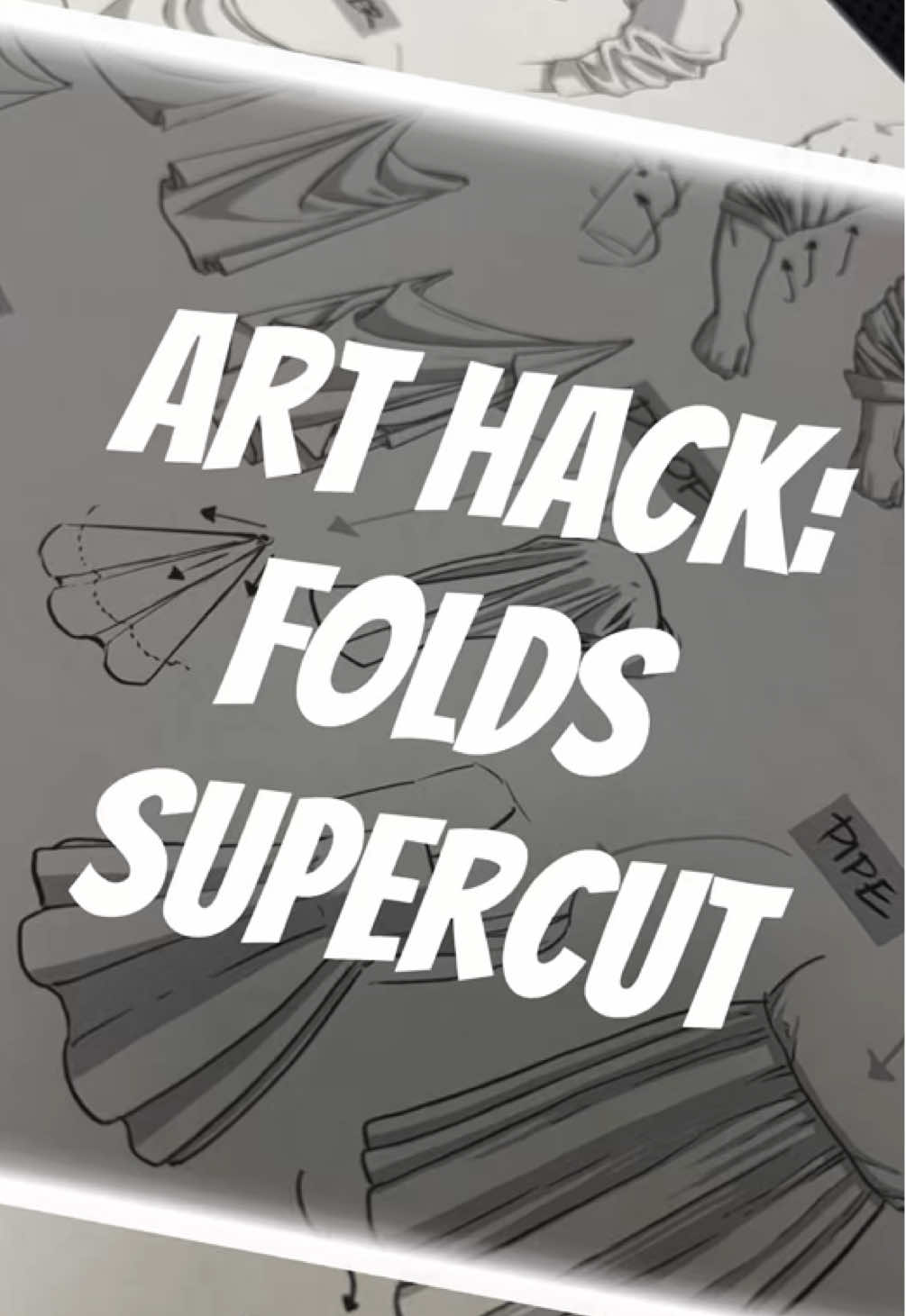 I have been wanting to get to work on some longer form content, and one way to do that is to make super cuts of my multi-part videos so you can find all the info in one video. So here are all 3 parts of the 7 Basic Folds! #fabric #folds #super #cut #drawing 