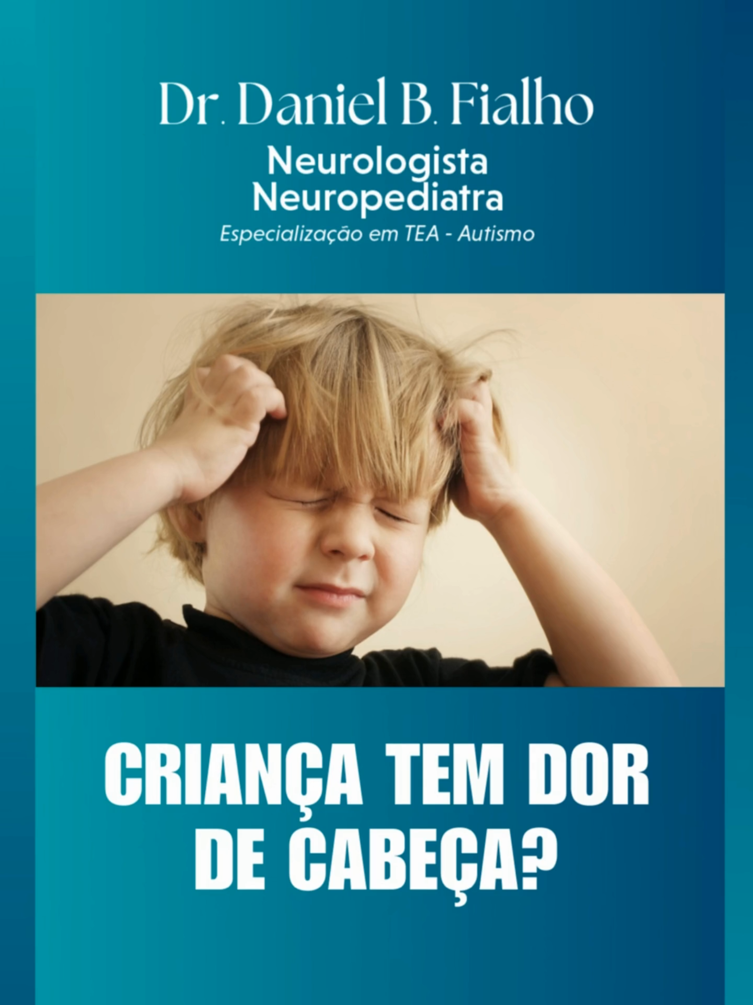 Criança tem dor de cabeça ? #autismo #tea #transtorno #deficiencia #atraso #genetica #tdah #infantil #neurologia #neurology #medico #neuro #medicina