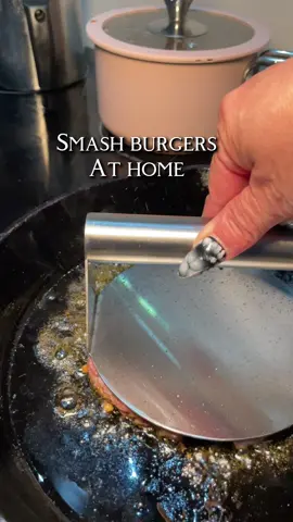 My family likes thin burgers! Now I can make smash burgers at home
