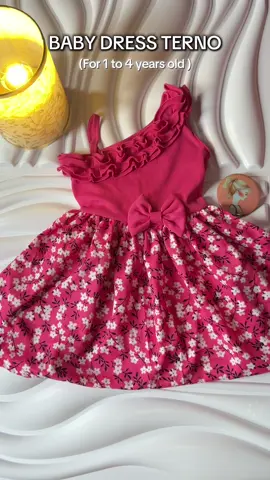 Kikay na kikay sa terno dress na to 🌸🎀 #giftforinaanak #ternodress #babydress #giftrecommendations #kikay 