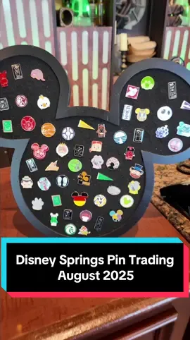 Disney Springs Pin Trading - August 2025 #DisneyWorld #DisneyParks #PinTrading #DisneyPins 