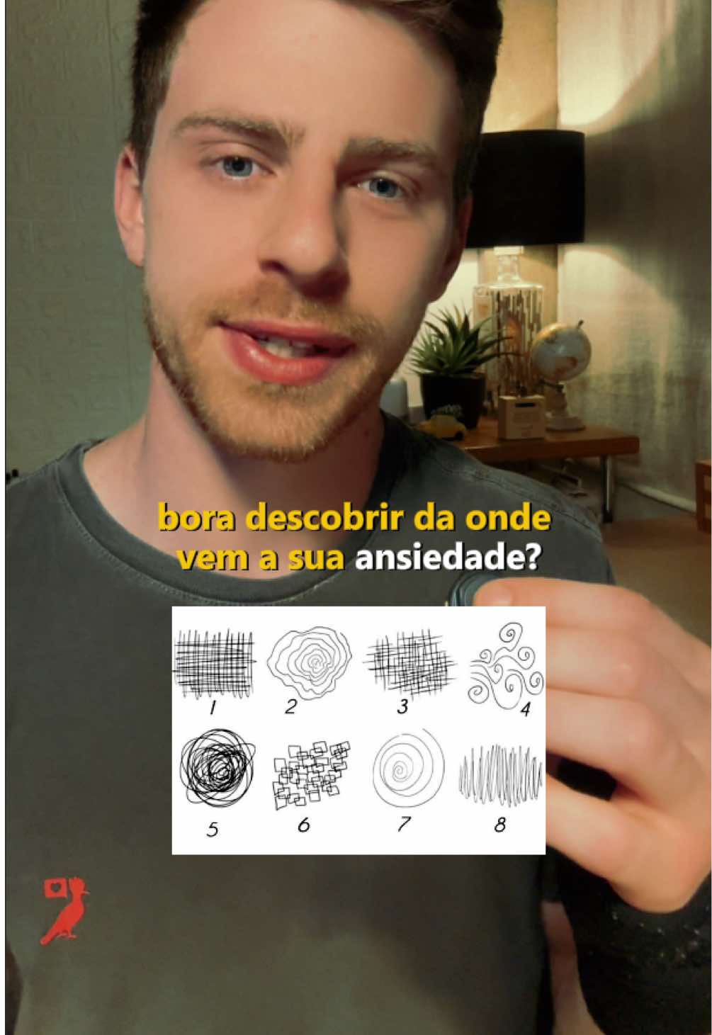 De onde vem sua ansiedade?  ⚠️ Esse teste não é diagnóstico, mas pode ser um espelho. 1️⃣ Sentir-se preso Sua ansiedade pode estar ligada ao medo de errar e à pressão das escolhas. Muitas vezes, isso nasce de regras rígidas que deixavam pouco espaço pra ser você mesmo. 2️⃣ Ansiedade pelo futuro É como se o passado te segurasse. A sensação de não conseguir seguir em frente pode vir de instabilidades ou mudanças constantes na infância. 3️⃣ Sobrecarga e confusão Sua mente pode parecer um labirinto. Decidir algo é difícil porque no passado você teve pouco espaço pra escolher sozinho. 4️⃣ Caos interno de ideias Você quer fazer tudo, mas sente que nunca basta. Essa ansiedade costuma nascer de ambientes que valorizavam mais o resultado do que o descanso. 5️⃣ Ansiedade de fundo É aquela inquietação que nunca some. Muitas vezes aparece quando você aprendeu a cuidar mais dos outros do que de si mesmo. 6️⃣ Medo de mudança A incerteza te assusta, como se mudança fosse perda. Isso pode vir de rupturas ou mudanças bruscas na infância. 7️⃣ Perfeccionismo e controle Sua ansiedade pode vir da cobrança de ser impecável. Errar talvez tenha sido tratado como fracasso, e isso ainda pesa em você. 8️⃣ Expectativa de crise Você pode sentir dificuldade em confiar na calma. Como se algo ruim fosse sempre aparecer depois da felicidade. 💬 Qual rabisco mais te chamou atenção? 👉 Manda esse teste pra alguém que também precisa se enxergar melhor. 🪴 Pense Diferente, Seja Criativo!  #ansiedade #psicologia #fy #saudemental #autocuidado