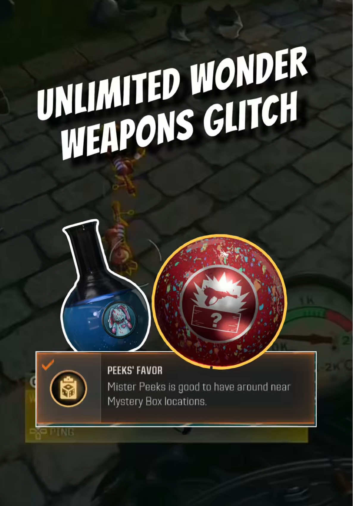 Unlimited wonder weapons glitch 😱 #thereckoning #zombies #misterpeeks #callofduty 