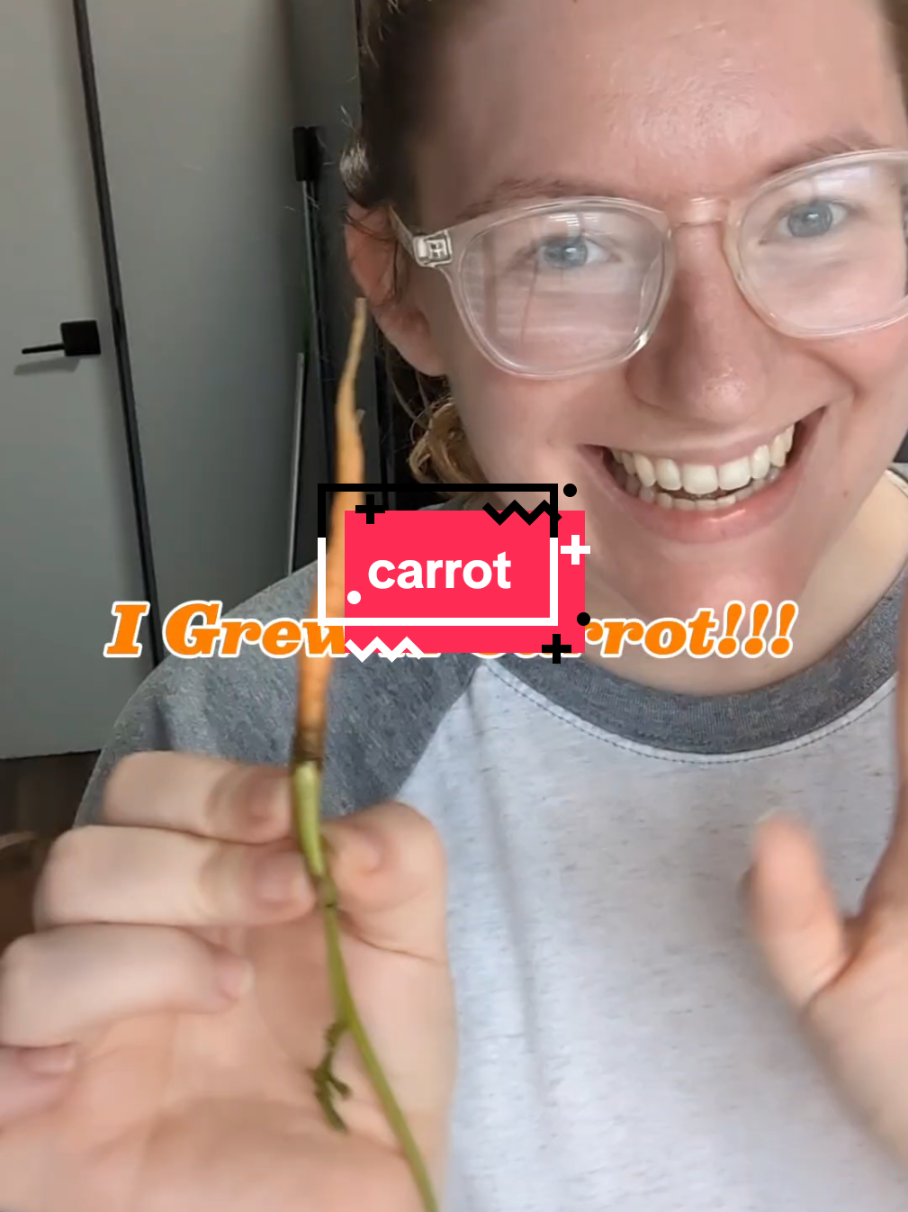 i gave up on my carrots last year so this feels like a win!!! #carrots #garden 