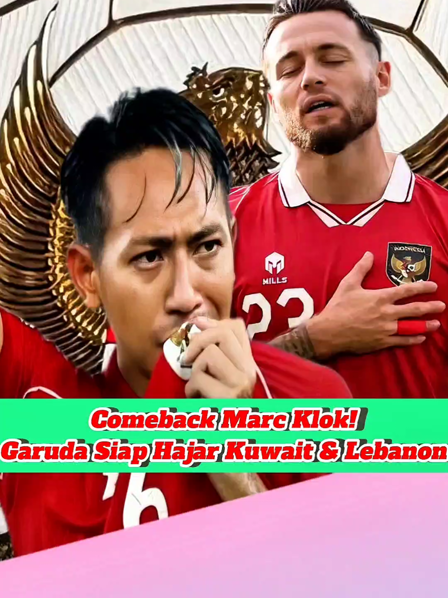 Kabar panas dari skuad Garuda! Patrick Kluivert kembali memanggil Marc Klok ke timnas Indonesia. Ini jadi panggilan perdana Klok di era Kluivert, setelah sebelumnya sempat absen. Selain Klok, Beckham Putra juga dipanggil lagi usai debutnya yang mencuri perhatian. Dua pemain Persib Bandung ini siap memperkuat Garuda di FIFA Matchday bulan September. Pertandingan akan digelar di Surabaya, melawan Kuwait tanggal 5 dan Lebanon tanggal 8. Kedua laga ini penting, sebagai persiapan menuju Kualifikasi Piala Dunia 2026. Skuad Garuda bakal tampil penuh motivasi demi kemenangan! 🇮🇩⚽🔥 untuk update terbaru berita timnas Indonesia bisa kunjungi di: www.youtube.com/@PentasBola #timnas #fifamatchday #timnasindonesia #timnasday #marcklok 
