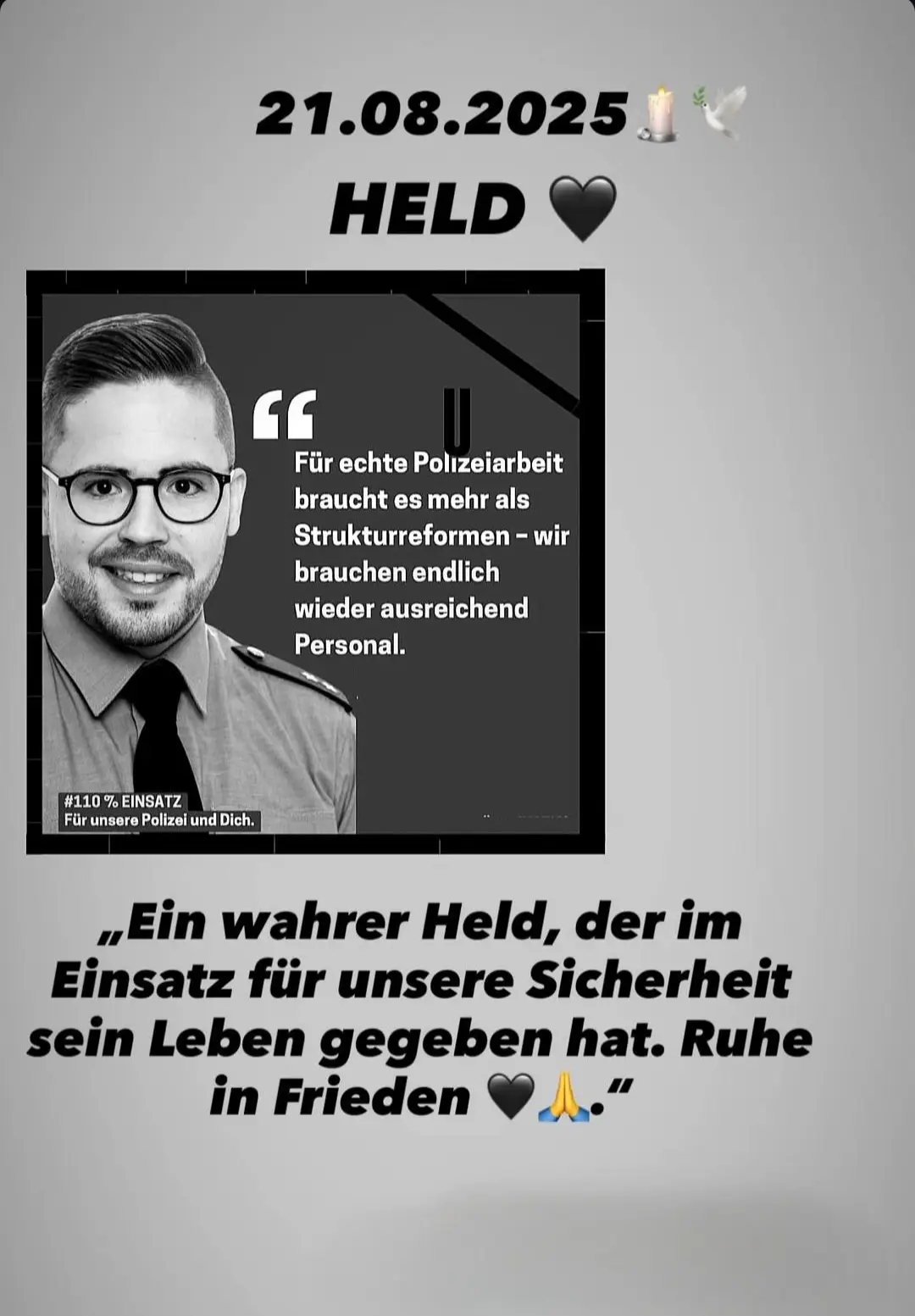 #warum #ruheinfrieden #polizei #saarland #traurig 