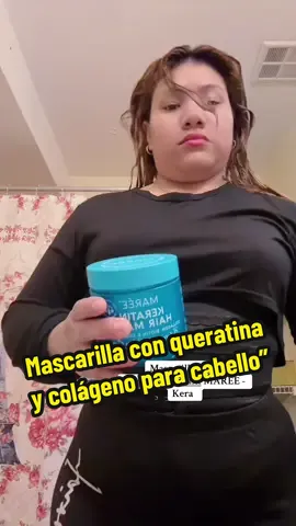 Keratin Hair Mask MAREE - Kera Marée Keratin Hair Mask con colágeno, biotina y aceite de coco. Mascarilla capilar sin sulfatos que hidrata, repara y nutre el cabello seco y maltratado. Ideal para brillo y suavidad profesional desde casa #keratinhairmask #haircare #CuidadoCapilar #hairmask #brillonatural 