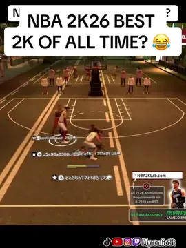 NBA 2K26 is going to be the Best 2k since NBA 2k20 😂 #nba2k26 #nba2k25 #fyp #trending #myrongotit 