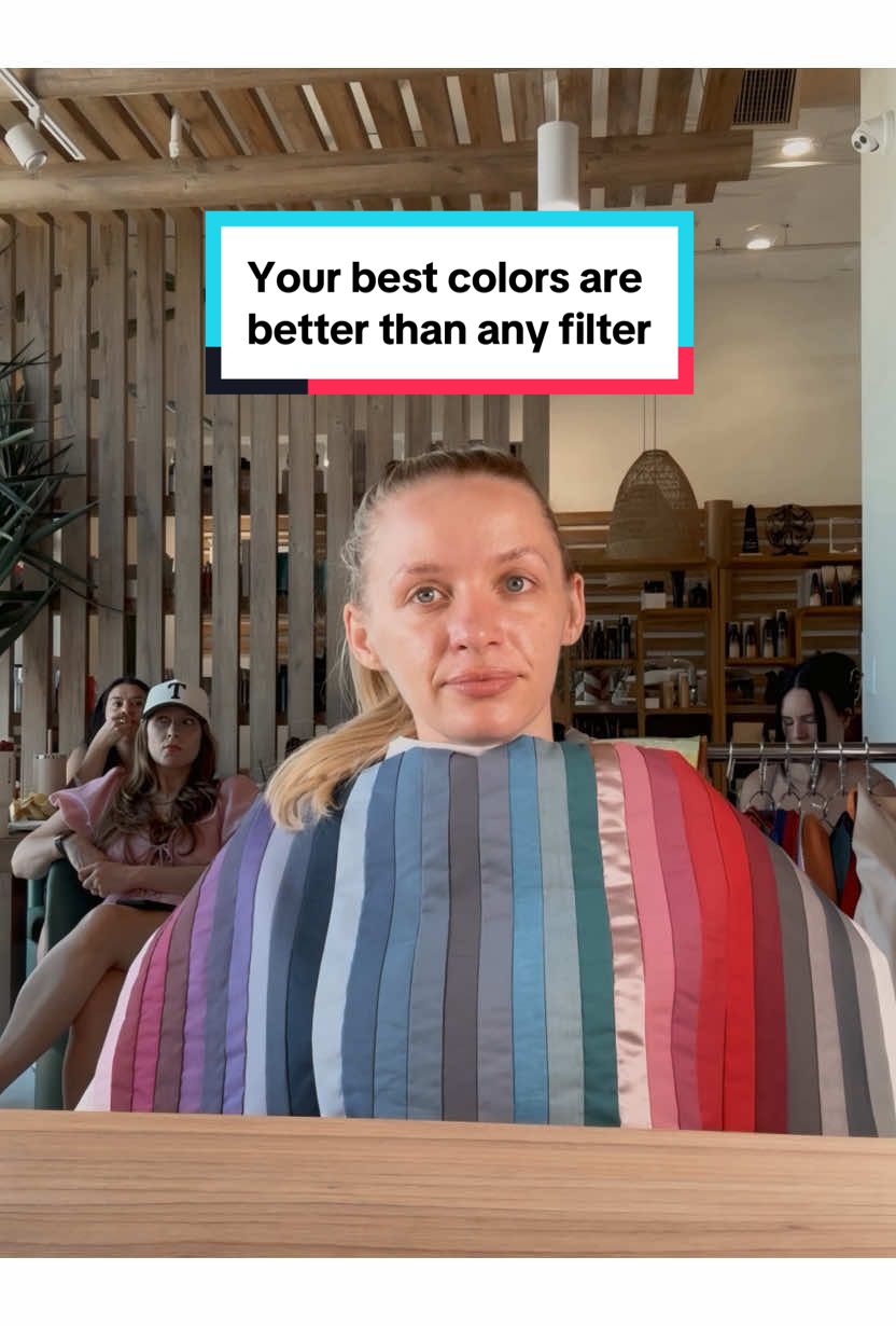 Your perfect palette is better than any filter      When you’re wearing the wrong colors, your face can look washed out, flat, or like it needs layers of makeup just to come alive. But when you wear the right shades, the ones that harmonize with your undertone, your natural features glow, your complexion evens out, and you look radiant even makeup-free.     This beautiful client is a True Summer 🌸 and we tested her across different Summer palettes at our Color Party with the beauty pros at @poppycollectiveelv . When we compared a Spring coral red to her True Summer soft strawberry, the difference was undeniable. Her best palette doesn’t just complement her, it transforms her.    ✨ The wrong palette hides you.  ✨ The right palette lights you up.    Ready to discover your perfect filter-free palette? 🎨💄     Style Tips | Styling Inspo | Seasonal Color Analysis | Color Analysis Expert | Find Your Perfect Palette                                                                #coloranalysis #colorconfidence #colorexpert #vegascoloranalyst👑 #findyourpalette 