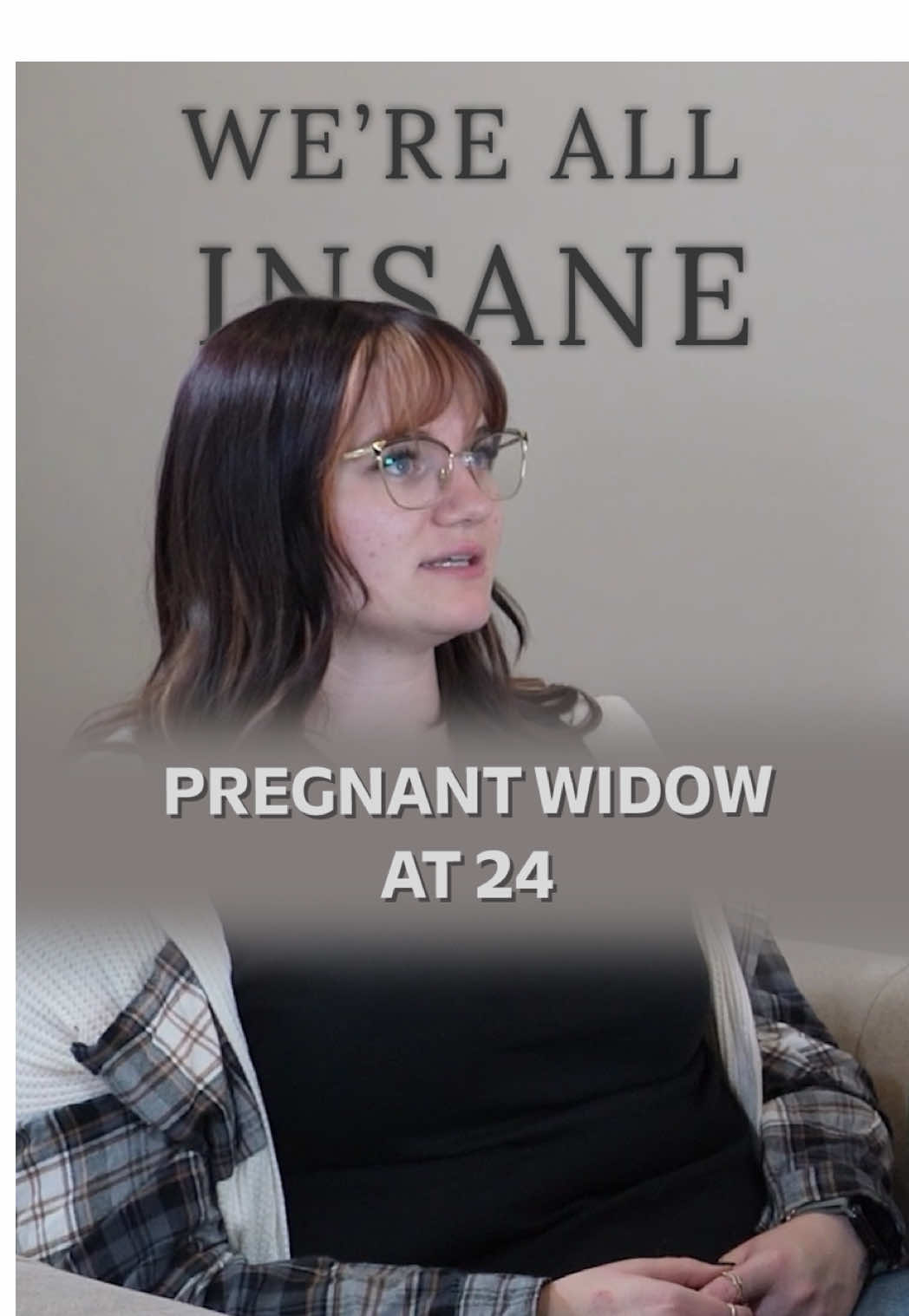 What’s it like losing your husband while pregant? Watch the full We’re All Insane episode on Apple, Spotify, or YouTube. #wereallinsane #foryou #loss #healing #storytime 