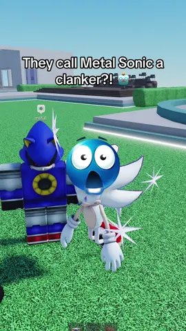 They call Metal Sonic a clanker?! 😭🤖 #robloxtiktok #roblox #robloxvc #sonic #robloxfyp 