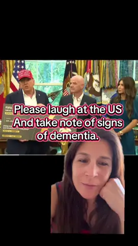 Today, Not only did Trump completely get side-tracked about a picture of Putin during the FIFA World Cup announcement, he then says that he wants to sign it and send it to him and hopes he can join. Only to state that he’s upset about them bombing the US Factory in Ukraine. He then brags and rambles on about how we welcome people to come to the World Cup, but we pained a wall black and it’s HOT. This is ridiculous and a serious evidence of cognitive decline. Tell me I’m wrong.  #trump #nurse #MentalHealth #fifa #children #tiktokscenestealercontest 