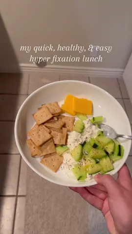 I eat this every day!!!! 🥒🧀